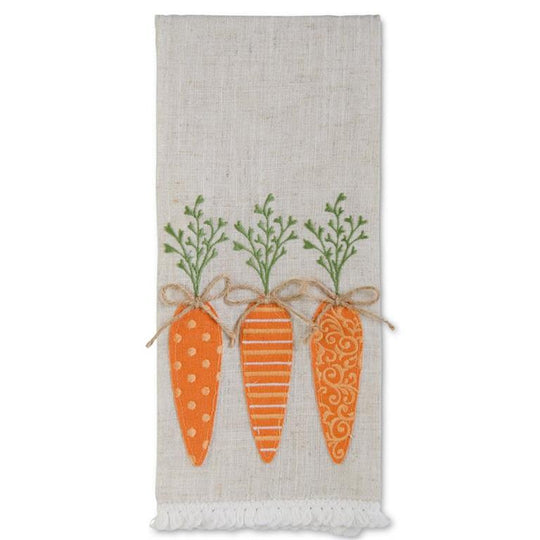 Easter Towel w/Carrots 28in