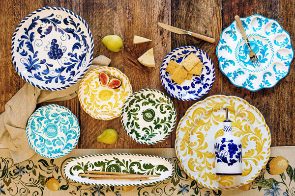 Arezzo Yellow Round Platter
