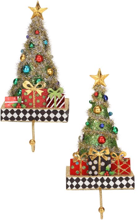 Christmas Tree Stocking Holder