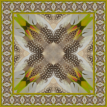 Feathers13 Scarf 54"x54"
