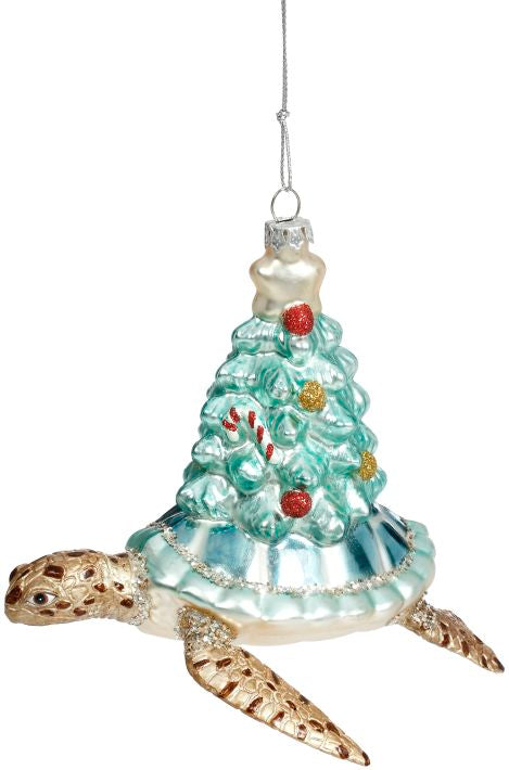 Turtle Christmas Tree Ornament - 5 Inches