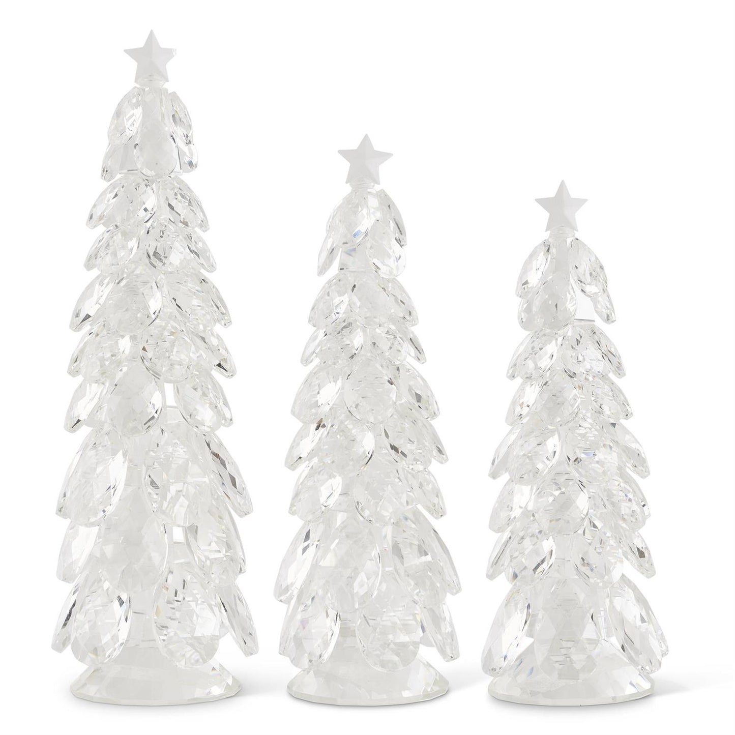 Sm Crystal Tear Drop Tree/Star