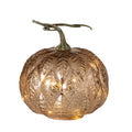 Leaf Patterned LED Light-Up Pumpkin