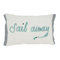 Sail Away Pillow - Poly Filled