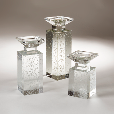 Crystal Pillar Cande Holder V760