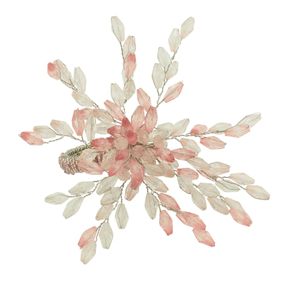 Beaded Flower Napkin Ring