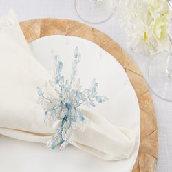 Beaded Flower Napkin Ring