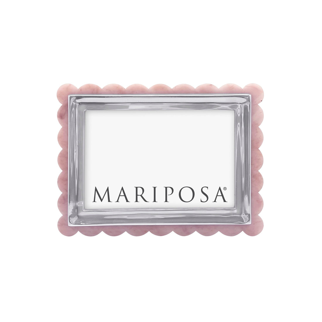 Pink Acrylic Scallop Frame