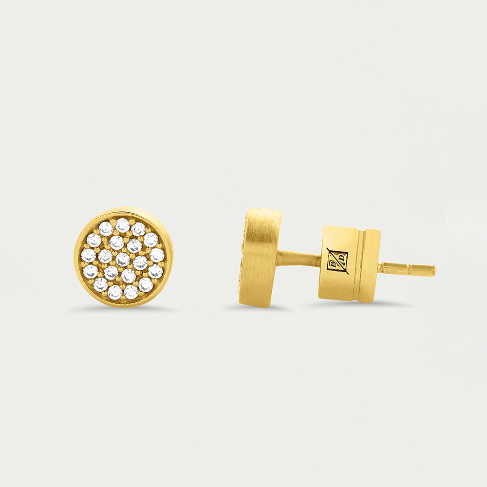 Signature Gold Pave Studs