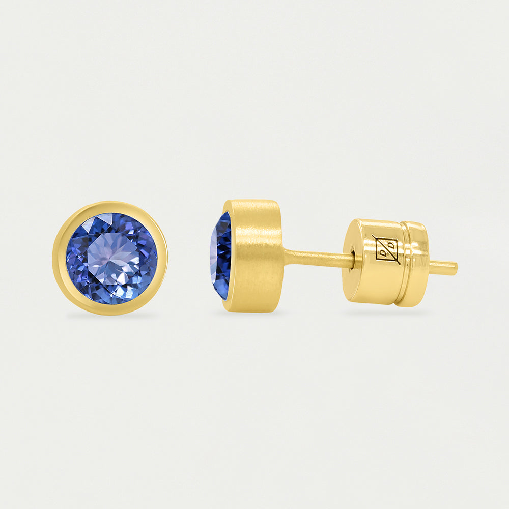 Signature Tanzanite Small Stud