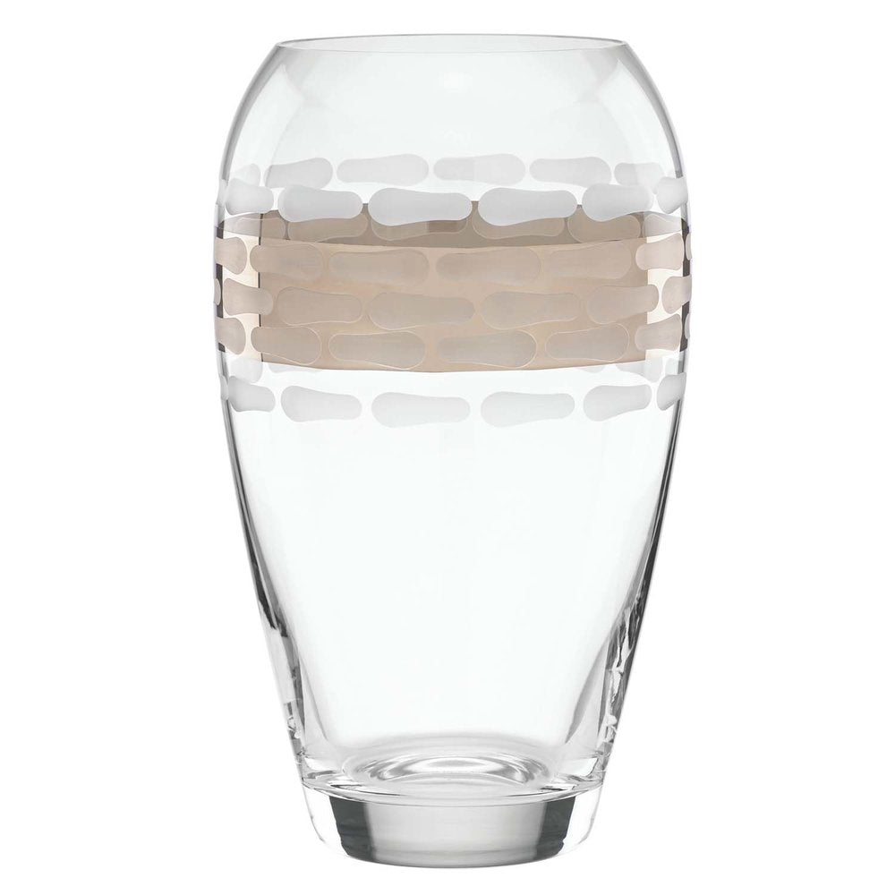 Truro Plat Glass Vase-9"x5.25"