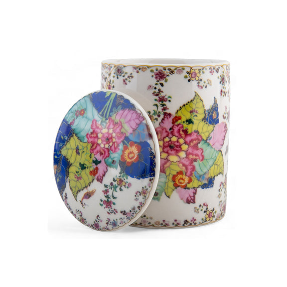 Tobacco Leaf Candle w/lid & Gift Box