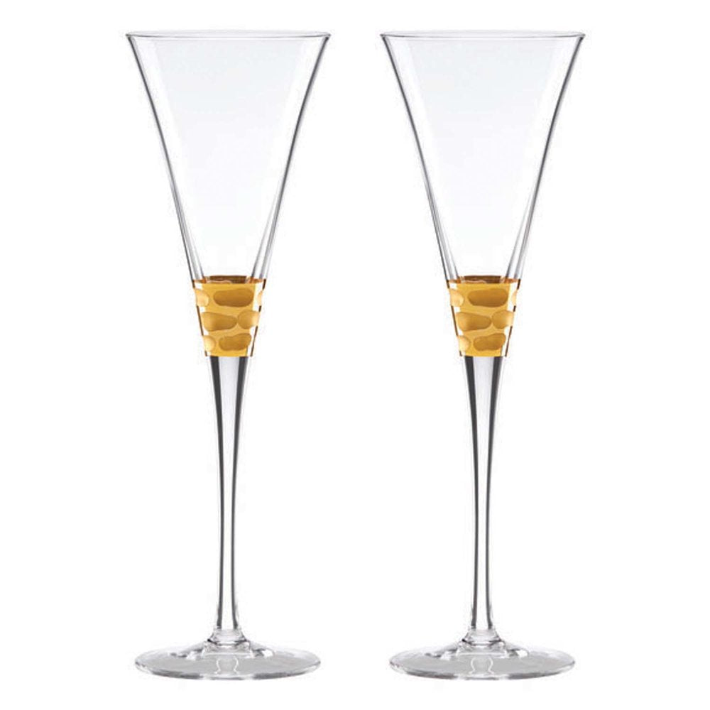 Truro Gold S/2 Toasting Flutes