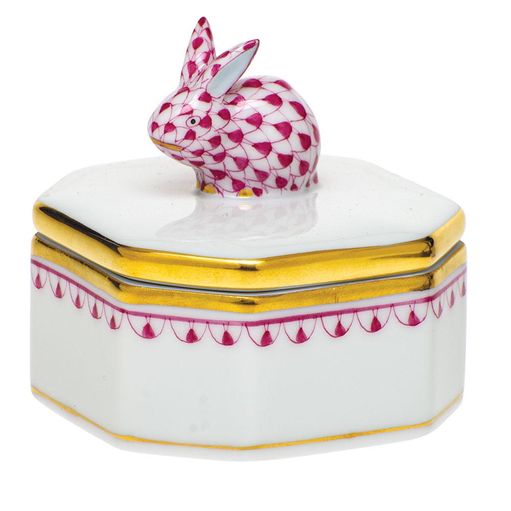 Petite Octogonal Box Bunny Raspberry