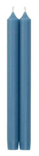 Parisian Blue Duet Candle Candle Crown Pairs 10 Inch