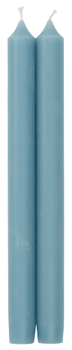 Stone Blue Candle 10" Pair
