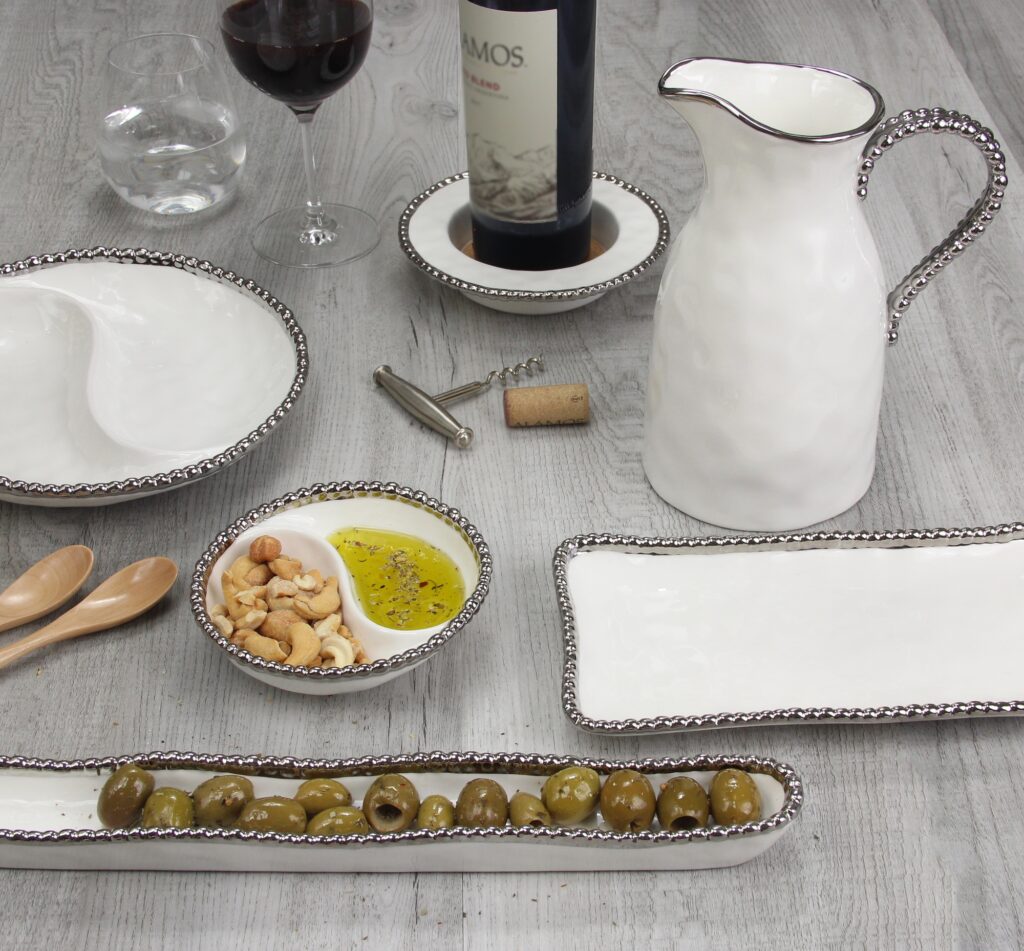 Salerno Small 2-Section w/Silver