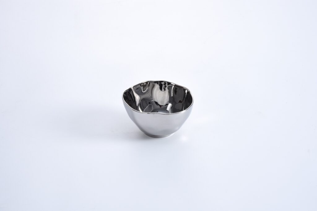 Thin & Simple Silver Snack Bowl