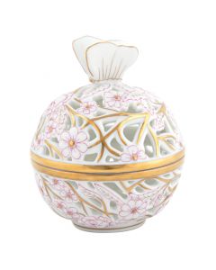 Openwork Ball w/Butterfly-Pink