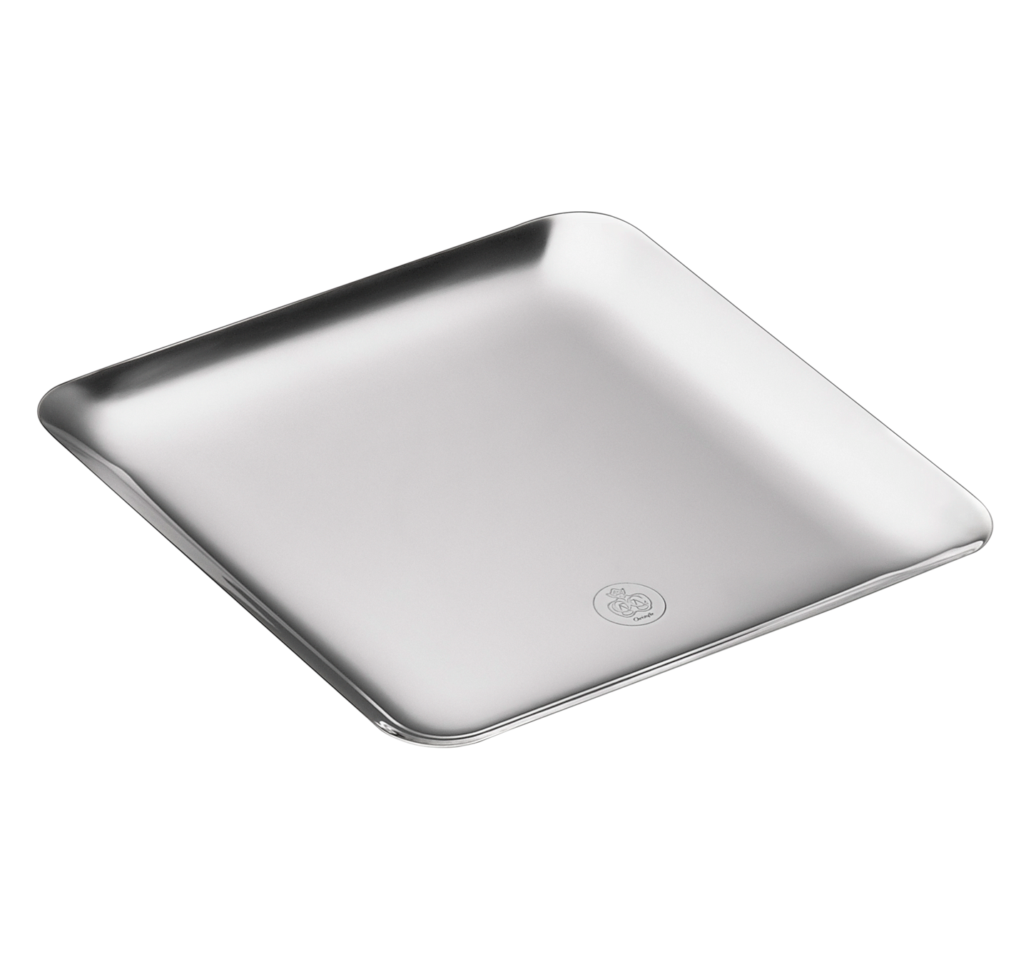 Silver Time Silver-Plated Large Square Platter 20x20 cm