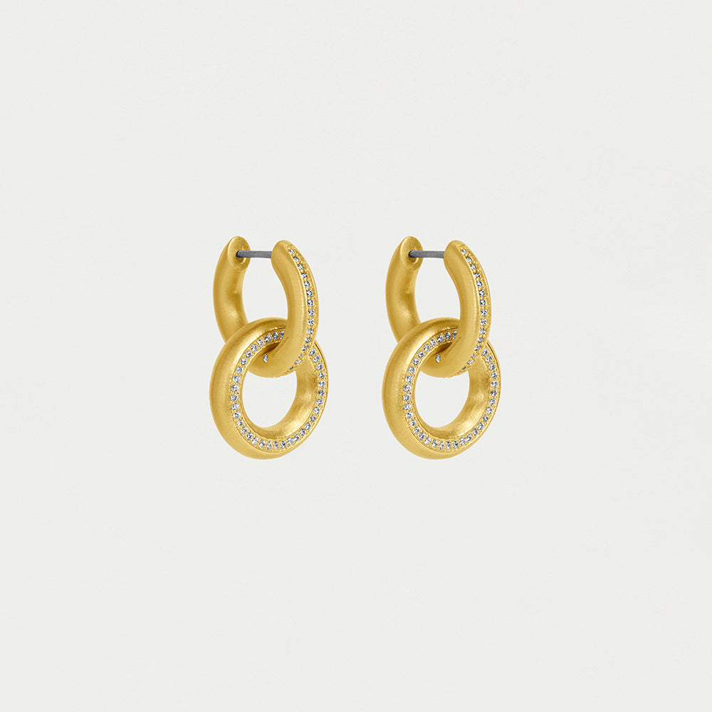 Colette Pave Drop Earrings