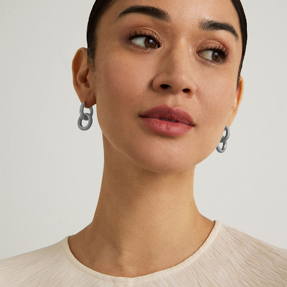 Colette Pave Drop Earrings