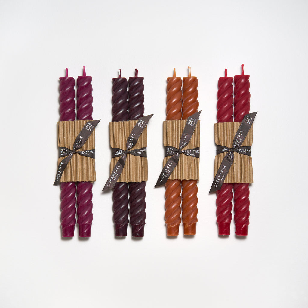 10" Rope S/2-Sangria Candles