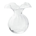 Hibiscus Glass Clear Medium Vase