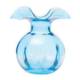 Hibiscus Glass Aqua Med Vase