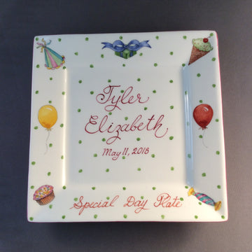 Special Day Plate-Square