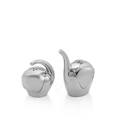 Savanna Elephant Salt and Pepper Shakers