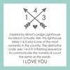 I Love You Enamel Pendant