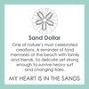 Sand Dollar Enamel Pendant