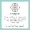 Sunflower Gold Enamel Pendant