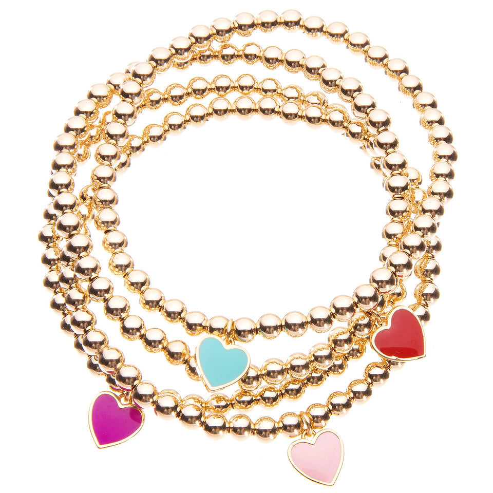 WS Candy Pink Heart Bracelet
