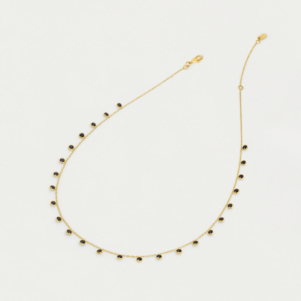 Orsay Charm Necklace - Black Onyx