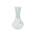 Nuvola Lt Blue/White Small Fluted Vase