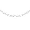 Oval Silver Chain 3.5mm Necklace