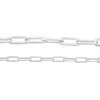 Oval Silver Chain 3.5mm Necklace