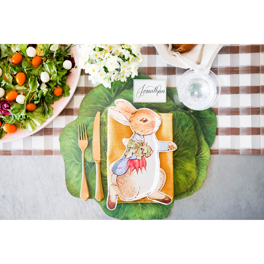Die Cut Cabbage Placemat - 12 Sheets