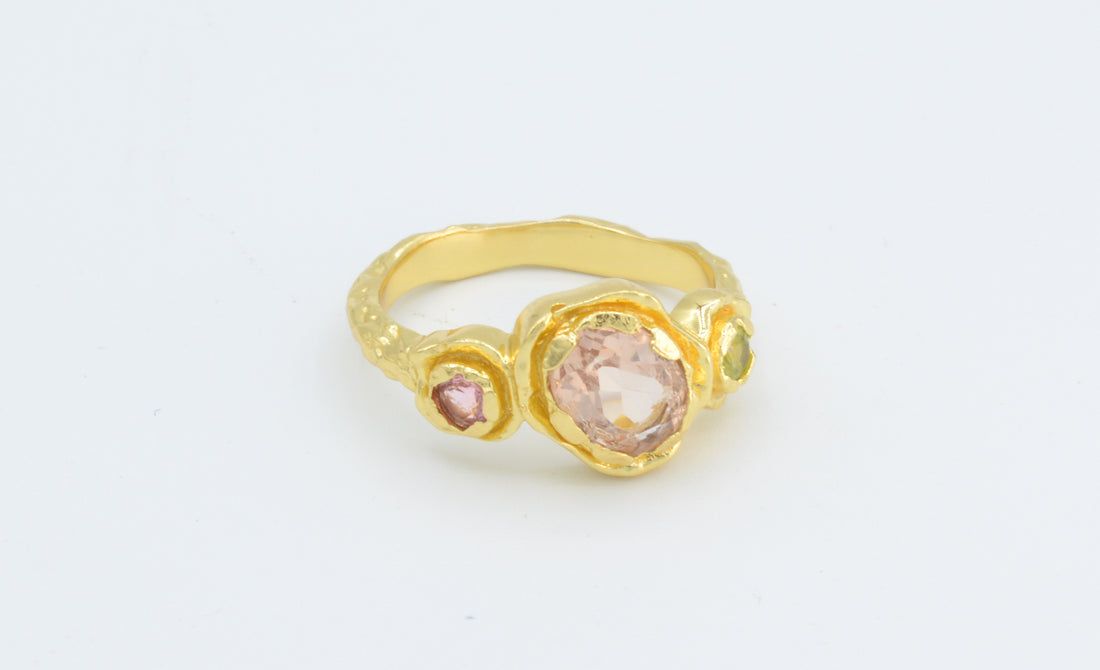 Nature's Embrace Multi Stone Ring