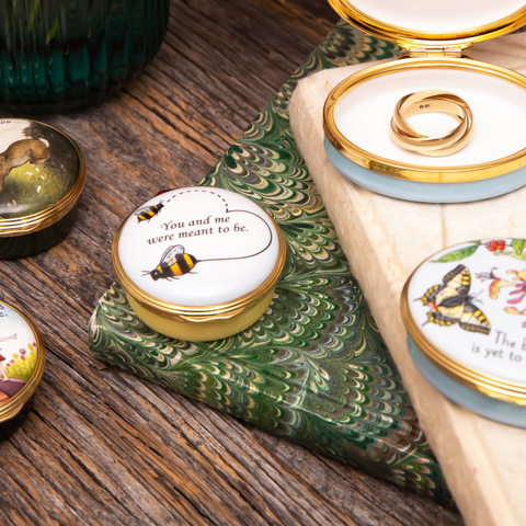 Bee Enamel Box