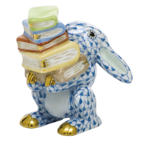 Scholarly Bunny Blue