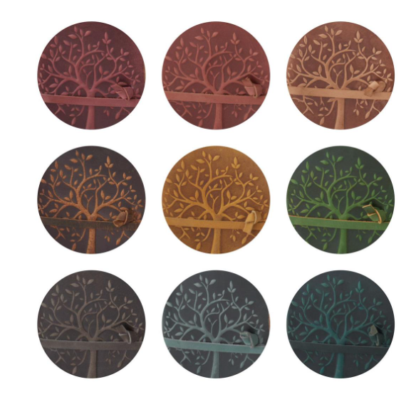 Leather Tree Embossed Handcrafted Deckle Edge Journal