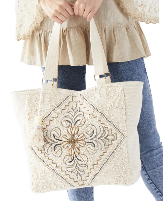 Diamond Shell Pattern Tote
