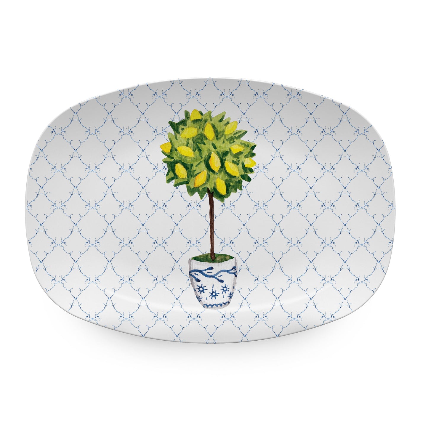 Lemon Topiary Platter TRAYchic