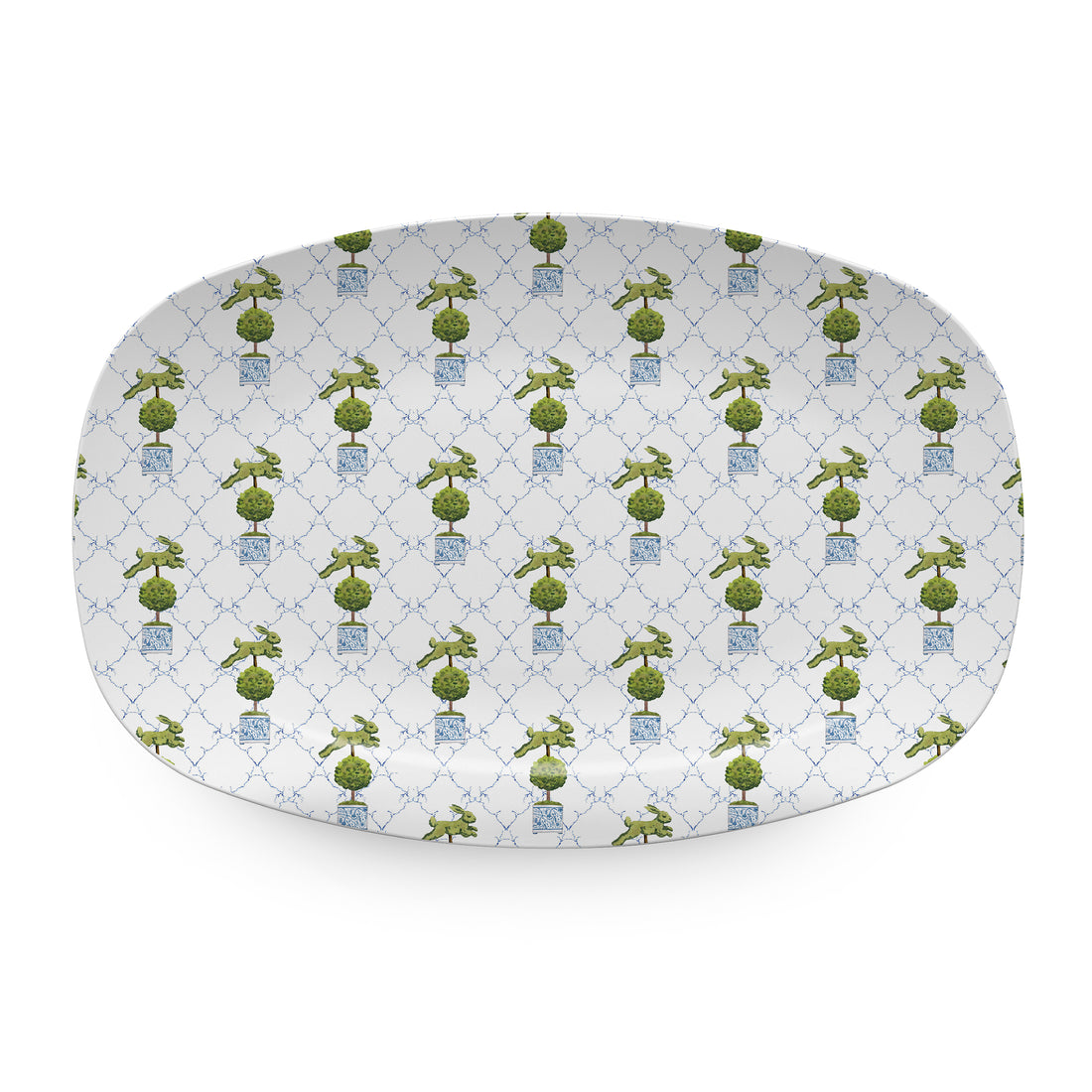 Bunny Hopper Platter TRAYchic