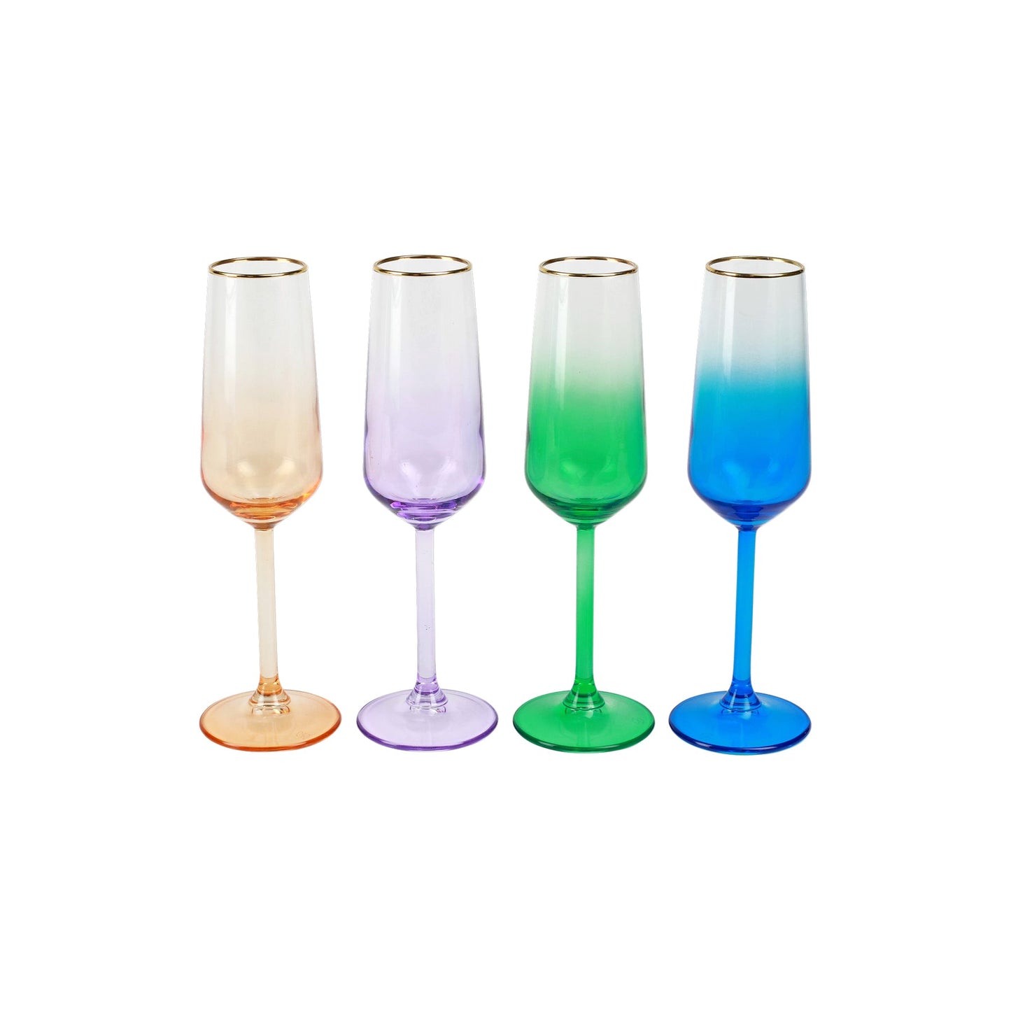 Rainbow Jewel Asst S/4 Champagne