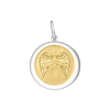 Angel Wings Heart Gold Pendant