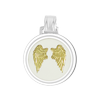 Angel Wings Heart Gold Pendant